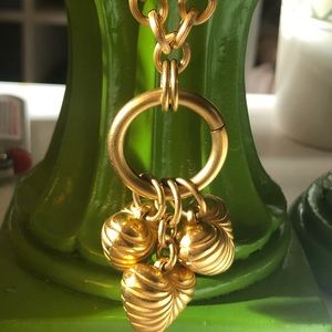 Vintage 24kt Gold Plated Anne Klein Heart Necklace